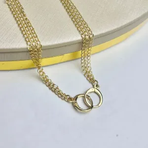 Choker Argolinha Banhado a Ouro