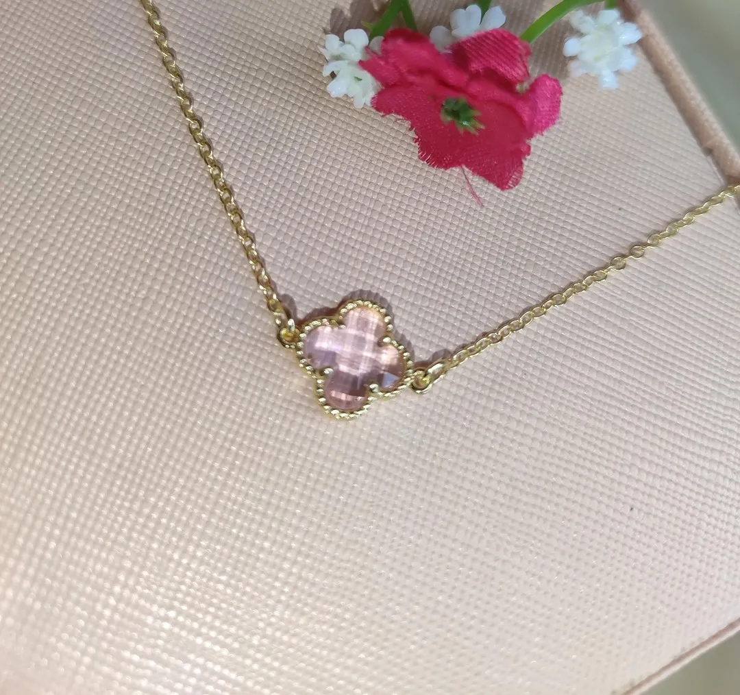 Pulseira Elo Cadeado Flor Light Rose